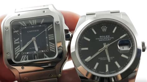 rolex or cartier for wife|cartier santos vs rolex datejust.